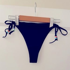H&M High Rise Cheeky Black Bikini Bottoms